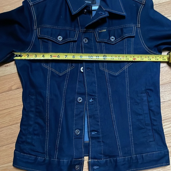 Men’s G-Star Raw denim button down slim denim jacket - Picture 9 of 11